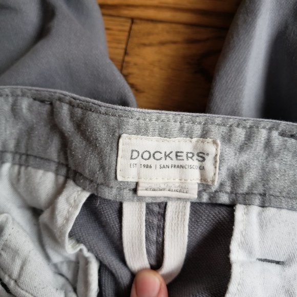 Dockers Slim Fit Grey Jeans / Casual Dress Pants - Picture 3 of 5